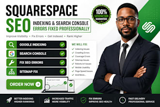 fix squarespace SEO indexing and google search console errors professionally