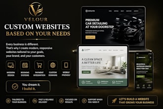 build a customizable business website