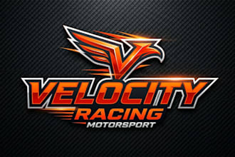 design a bold and high speed motorsport logo for your brand