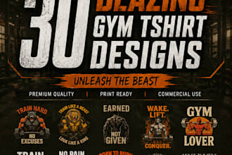 do gym tshirt desings for your brand