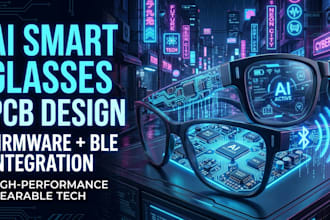 build ai smart glasses pcb design with firmware integration
