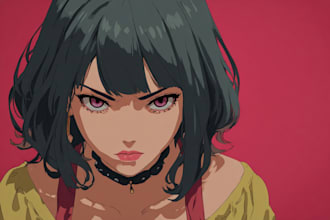 draw a anime character ar or anime couple character