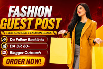 publish fashion and beauty guest post with do follo fashion backlinks