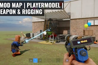 create and edit custom gmod maps playermodel character and weapon for garrys mod