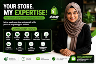 be your shopify expert for product listing