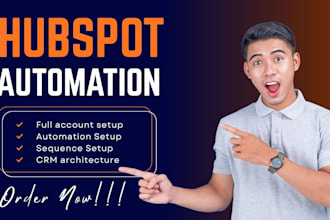 build hubspot email automation and workflows for coaches and course creators