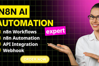 build n8n automation, n8n ai agent, n8n ai workflow and api integration