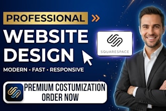 build custom squarespace website design, redesign and customization