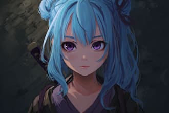 draw a anime character ar or anime couple character