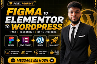 covert figma to wordpress or figma to elementor