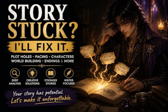 help fix your story plot holes and weak characters