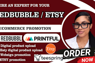 redbubble promotion, etsy, teespring, shopify pod, affiliate link promotion