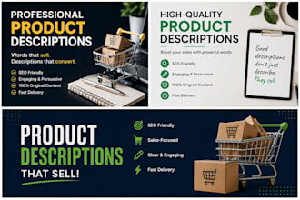 write product descriptions and sales texts for your products