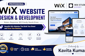 design and develop responsive wix website