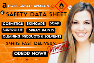 create amazon safety data sheet for hazmat compliance approval