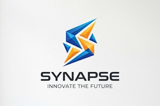 design a modern and innovative startup logo for your brand
