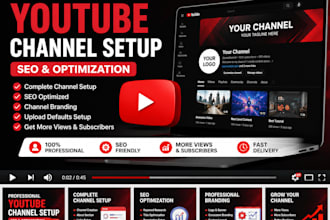 create and optimize your youtube channel