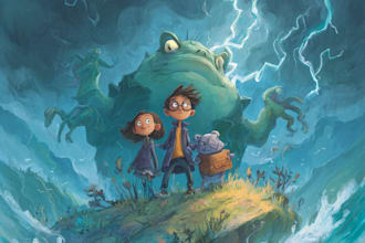 draw watercolor children book illustrations and storybook