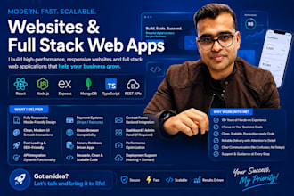 build stunning custom websites for your business react node