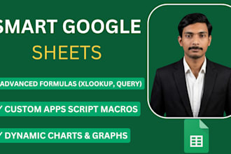 automate google sheets with apps script, dashboard and formulas