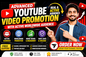 do advanced promotion youtube videos with active audience