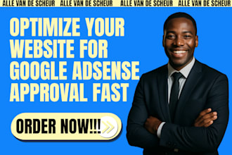 optimize your website for google adsense approval fast
