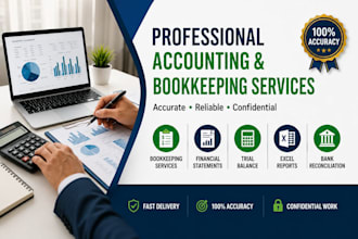 bookkeeping, accounting and financial statment, quickbooks for your business