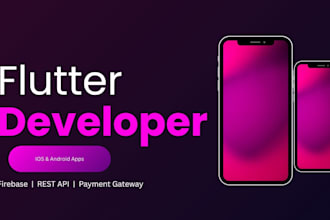 develop a cross platform mobile app using flutter for ios and android
