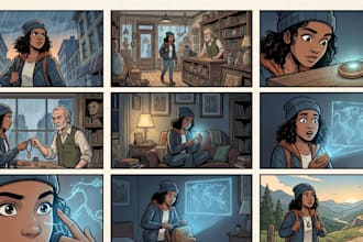 draw comic panels comic strips and sequential art for webcomics