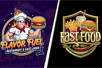 design premium restaurant menu food cafe hotel restaurant logo