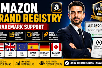 help with amazon brand registry and trademark support