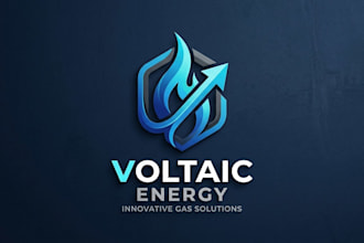 design a modern and professional gas logo for your energy brand