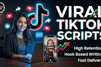 write viral short form scripts for tiktok