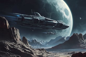 draw sci fi illustration and sci fi sci fi illustration