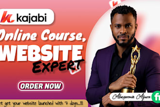 design kajabi website kajabi landing page website for kajabi online course