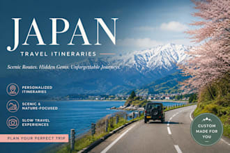 create a personalized japan travel itinerary