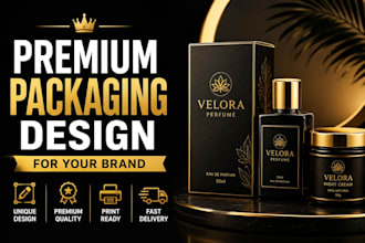create premium product packaging design with 3d mockup