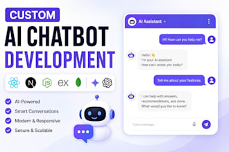 develop ai chatbot ai software ai website