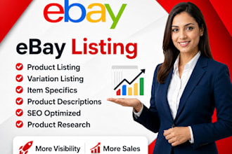 do ebay listing, ebay lister,ebay seo listing,bulk listing