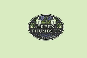 design custom custom work landscaping logo