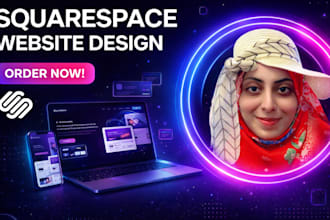 create square space website, design, redesign or develop squarespace website