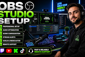 setup and optimize obs studio for twitch, youtube, kick and tiktok