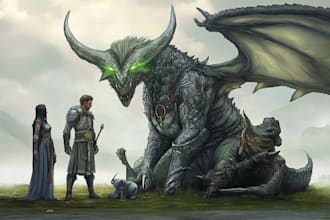 draw fantasy or dnd creatures and monsters