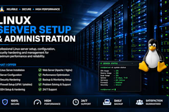 setup and manage linux server, vps, and hosting configration