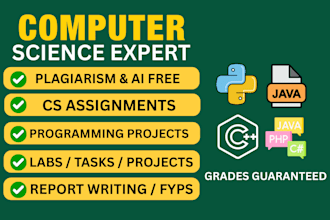 help you in computer science assigned, tasks and projects