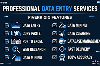 be your reliable data entry operator for any bulk data work