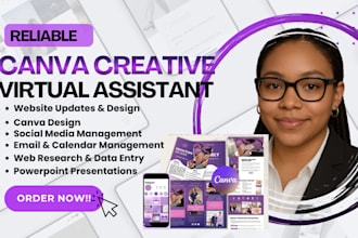 design canva flyer editable canva website ugc portfolio social media post flyer