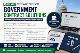 write government contract bid proposal for nemt healthcare janitorial rfp rfq