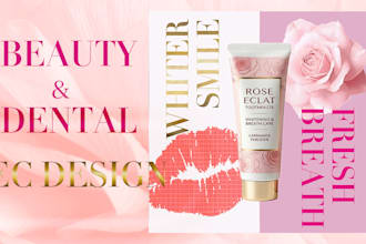 design beauty and dental ec product images for amazon and shopify