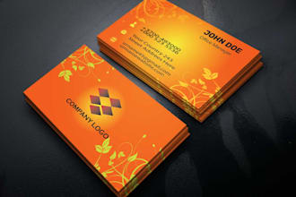 design a modern, professional and luxury business card